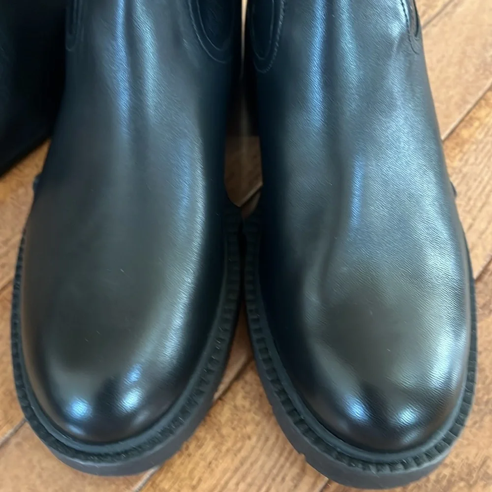 COACH Women's Lisa Leather Over-The-Knee Boots - Picture 14 of 16